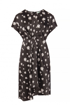 Patterned dress with decorative gathers, zdjęcie 1 Patterned dress with decorative gathers od Kenzo